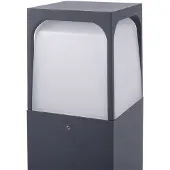 Forlight Sockellampe Veta, Höhe 50 cm, schwarz, Aluminium