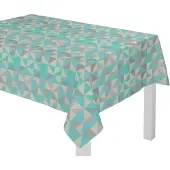 Adam Audio Tischdecke ADAM "Bio Bel" Gr. 1, blau (hellblau), B:130cm L:190cm, Bio-Baumwolle, Tischdecken, Tischdecke, aus 100% Bio-Baumwolle