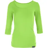 Winshape 3/4-Arm-Shirt "WS4", Damen, Gr. XL, grün (apfelgrün), 90% Baumwolle, 10% Elasthan, Rundhals, Shirts 3/4-Arm-Shirt