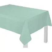Adam Audio Tischdecke ADAM "Easy Diamond" Gr. 2, blau (hellblau), B:80cm L:80cm, Bio-Baumwolle, Tischdecken, Tischdecke, aus 100% Bio-Baumwolle