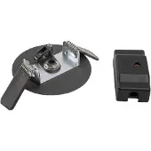 SLV 1004674 FITU, Einbaurosette schwarz