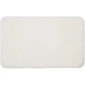 Gozze Badematte GÖZZE "»DELUXE«", beige (creme), rechteckig (50cm x 70cm ), 1 Stk., Polyester, Badematten, Badematte, mit extra hohem Flor