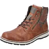 Rieker Winterboots Herren Kunstleder Braun Größe: 45