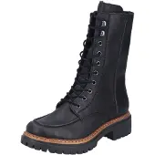 Rieker Damen Stiefel gefüttert Schwarz