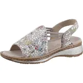 Ara Riemchensandale "HAWAII", Sommerschuh, Sandalette, Keilabsatz, mit Stretch-Bänder, G-Weite