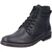 Rieker Herren Stiefeletten/ Winterboots Schwarz Leder Synthetik wasserfest Größe: 46