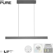Neuhaus PURE LED-Pendelleuchte E-Motion, platin, CCT
