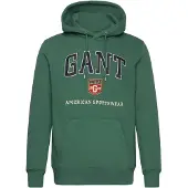 Gant für Herren. 2044004 Sweatshirt Wappenschild Grafik grün (XL), Lässig, Baumwolle, Langarm