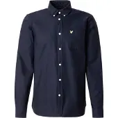 Lyle & Scott Shirt Plain Oxford Navy