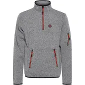 FQ1924 Sweatjacke "Sweatshirtpullover FQPontus", Herren, Gr. XXL, grau (asphalt), Obermaterial: 100% Polyester PES., Sweatjacken Sweatjacke