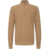 Blend Troyer "Troyer BHPullover", Herren, Gr. XXL, braun (otter), Obermaterial: 100% Baumwolle CO., Pullover Troyer