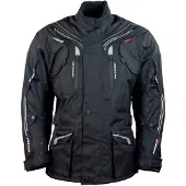 Roleff Motorradjacke "Turin" Gr. S, schwarz, Jacken, S, Obermaterial: 100% Polyester. Innenfutter: 100% Polyester, Motorradjacke, mit Sicherheitsstreifen
