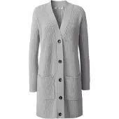 HEINE Strickjacke , Damen, Gr. 34, grau (grau, meliert), 50% Viskose, 28% Polyester, 22% Polyamid, unifarben, Strickjacken Strickjacke
