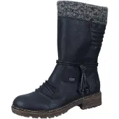 Rieker Winterstiefel Winterboots, Blockabsatz, TEX-Membran, mit gestricktem Schaftrand