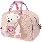 Perletti Rosa Sporttasche mit Eisbär Toys, 13088