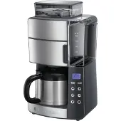 Russell Hobbs Grind and Brew Thermal Carafe - Filterkaffeemaschine - 1 l - Kaffeebohnen - Eingebautes Mahlwerk - Schwarz - Edelstahl