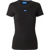 HUGO Slim-Fit T-Shirt aus gerippter Stretch-Baumwolle mit Logo Grösse XS