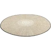 Wash & dry Teppich "Cascara beige", beige, B:115cm H:7mm L:115cm Ø:115cm, Polyamid, BY KLEEN-TEX, Teppiche, Teppich