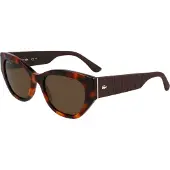 Lacoste Women's Sunglasses L6047S - Havana with Solid Khaki Lens