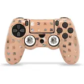 Fr-Tec Monster Hunter Combo-symbole Gehäuse Und Griffe Für Ps4-controller Golden Golden One Size