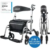 LÖSCH REHA Rollator & Rollstuhl Twin 2in1