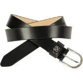 HUGO Ledergürtel "Zoey_HU-GO_Sz25", Damen, Gr. 75, schwarz (schwarz 001), Leder, unifarben, Gürtel Ledergürtel, mit Schriftzug