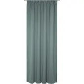 Wirth Vorhang "Wiessee", grün, B:150cm H:315cm, Baumwolle, Leinen, Modal, Gardinen, Vorhang, nach Maß