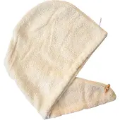 Dyckhoff Turban-Handtuch "Opal Turban-Handtuch", beige (perle), B:25cm L:70cm, Frottier, Frottier, Handtücher, Turban-Handtuch