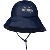 Sterntaler Schirmmütze "Regenhut uni", Mädchen, Gr. 47, blau (marine), Obermaterial: 100% Polyester PES., Mützen Schirmmütze