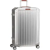 Piquadro Alu Large 4 Wheel Trolley grigio / cuoio