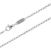 Thomas Sabo Collierkettchen "Erbskettengliederung, 2,0 mm breit" Gr. 80, silber (silberfarben), Halsketten, Damen, 80, Silber 925 (recycelt), Collierkettchen