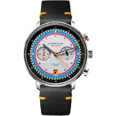 Sternglas Uhr Herren Schwarz -S01-HC36-VI22