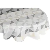 Wirth Tischdecke "BERLARE" Gr. 1, grau (hellgrau), B:130cm L:190cm, Baumwolle, Polyester, Tischdecken, Tischdecke