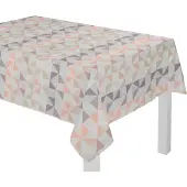 Wirth Tischdecke "BERLARE" Gr. 1, bunt (rosé, lila), B:85cm L:85cm, Baumwolle, Polyester, Tischdecken, Tischdecke