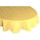 Wirth Tischdecke "LANGWASSER" Gr. 1, gelb, B:130cm L:190cm, Kunstfaser, Tischdecken, Tischdecke, oval