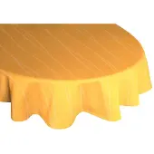 Wirth Tischdecke "LANGWASSER" Gr. 1, rot (apricot), B:130cm L:190cm, Kunstfaser, Tischdecken, Tischdecke, oval