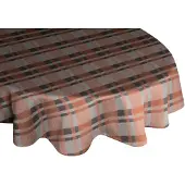 Wirth Tischdecke "LAUFENBERG" Gr. 1, orange (terrakotta), B:130cm L:190cm, Baumwolle, Polyester, Tischdecken, Tischdecke, oval