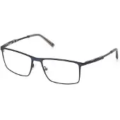Timberland Herren TB50007 91 Rahmen von BRILLEN Metall Blau Quadratisch Normal