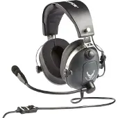 Thrustmaster T.Flight U.S. Air Force, Kabelgebunden, Luftfahrt-Luftverkehrskontrolle, 752 g, Kopfhörer, Schwarz, Grau