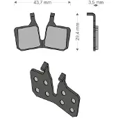 Brenta Ciclo Mt5/mt7 Magura Sinterbremsbeläge