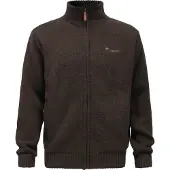 Pinewood 5479 Hurricane Full Zip Sweater D.Brown Melange (235) M