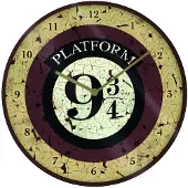 Harry Potter Wanduhr Plattform 9 3/4