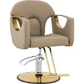 Physa BARTON Friseurstuhl mit Fußstütze – beige