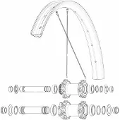Mavic Edeemax 35 27.5´´ Speichen