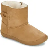 Ugg Unisex für Kinder. 1157634T Keelan II Braune Lederstiefeletten (28.5), Wohnung, Klettverschluss, Lässig, Kinderbekleidung