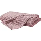 PRIMERA Wohndecke "Strick", lila (mauve), B:130cm L:170cm, Polyacryl, Wohndecken, Wohndecke, mit einer hochwertigen Randverarbeitung, Kuscheldecke