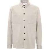 !Solid Langarmhemd SOLID "Langarmhemd SDFidel", Herren, Gr. L, N-Gr, beige (oatmeal), Obermaterial: 100% Baumwolle CO., Hemden Langarmhemd
