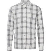Casual Friday Langarmhemd "Langarmhemd CFAton", Herren, Gr. XL, N-Gr, beige (ecru), Obermaterial: 44% Polyester PES. 33% Viskose CV. 23% Baumwolle CO., Hemden Langarmhemd