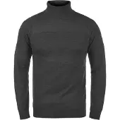 INDICODE JEANS Rollkragenpullover "Rollkragenpullover IDErnetto", Herren, Gr. XL, grau (charcoal mix), Obermaterial: 80% Baumwolle CO. 20% Polyamid PA., Pullover Rollkragenpullover
