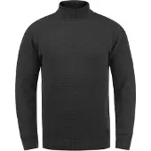 !Solid Rollkragenpullover SOLID "Rollkragenpullover SDKarlos", Herren, Gr. XXL, grau (dar grau m), Obermaterial: 50% Baumwolle CO. 50% Polyacryl PAN., Pullover Rollkragenpullover
